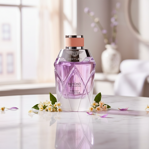 Bonherre mağazasından Bentley Radiant Osmanthus EDP, osmanthus ve şeftali notalı lüks unisex parfüm.