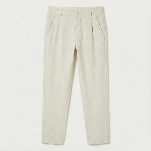 Keten Pantolon - Naturel