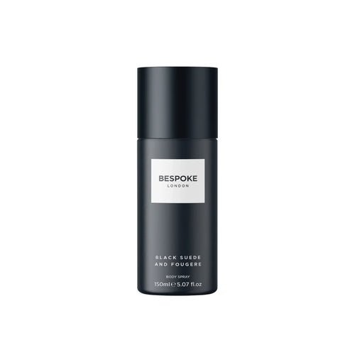 Bonherre mağazasından Bespoke Black Suede and Fougere, siyah süet ve amber notalı lüks erkek deodorantı.