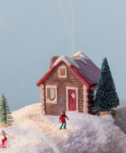 Bonherre mağazasından Alp Dağ Evi stili tütsülük ve tealight mumluk, bir adet tealight mum ve 20 adet tütsü konisi dahil.