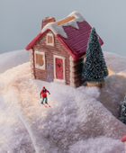 Bonherre mağazasından Alp Dağ Evi stili tütsülük ve tealight mumluk, bir adet tealight mum ve 20 adet tütsü konisi dahil.