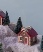 Bonherre mağazasından Alp Dağ Evi stili tütsülük ve tealight mumluk, bir adet tealight mum ve 20 adet tütsü konisi dahil.