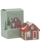 Bonherre mağazasından Alp Dağ Evi stili tütsülük ve tealight mumluk, bir adet tealight mum ve 20 adet tütsü konisi dahil.