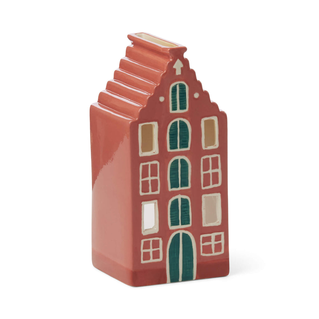 Bonherre mağazasından Amsterdam ev stili tütsülük ve tealight mumluk, bir adet tealight mum ve 20 adet tütsü konisi dahil.