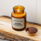 Bonherre mağazasından Apothecary serisi mine çiçeği ve okaliptüs kokulu 226 gr cam mum.