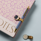 Bonherre mağazasından Designworks Ink marka, göksel tasarımlı 2'li kitap kalem klipsi.