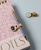 Bonherre mağazasından Designworks Ink marka, göksel tasarımlı 2'li kitap kalem klipsi.