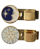 Bonherre mağazasından Designworks Ink marka, göksel tasarımlı 2'li kitap kalem klipsi.