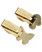 Bonherre mağazasından Designworks Ink marka, kelebek ve mantar tasarımlı 2'li kitap kalem klipsi.