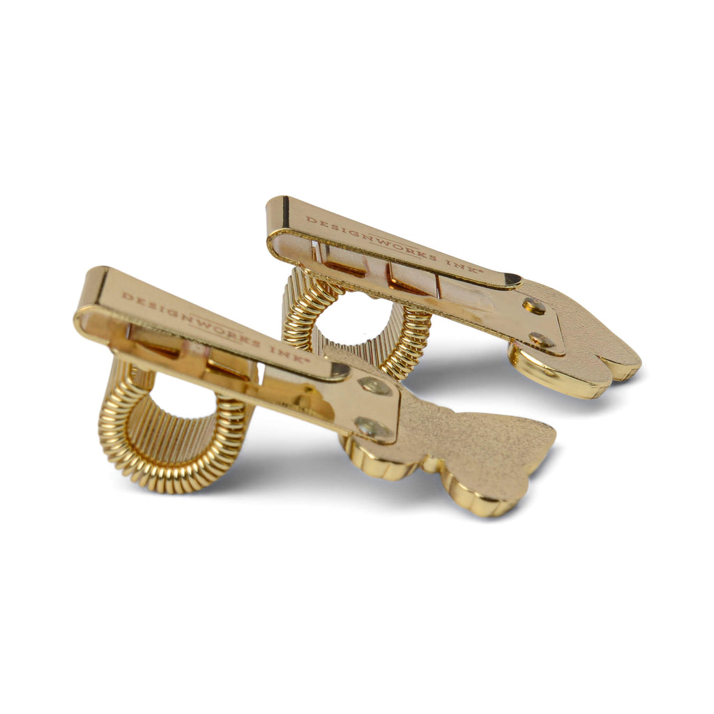 Bonherre mağazasından Designworks Ink marka, kelebek ve mantar tasarımlı 2'li kitap kalem klipsi.