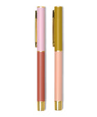 Bonherre mağazasından Designworks Ink marka, gül ağacı ve pembemsi renklerinde 2'li tükenmez kalem seti.