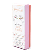 Bonherre mağazasından Designworks Ink marka, gül ağacı ve pembemsi renklerinde 2'li tükenmez kalem seti.