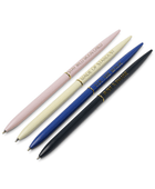 Bonherre mağazasından Designworks Ink marka, Celestial Magic serisi, 4'lü slim metal tükenmez kalem seti.