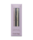 Bonherre mağazasından Designworks Ink marka, Celestial Magic serisi, 4'lü slim metal tükenmez kalem seti.