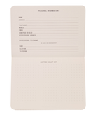 Bonherre mağazasından Designworks Ink marka, kırmızı renkli Standard Issue cep defteri.