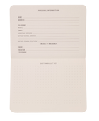 Bonherre mağazasından Designworks Ink marka, mor renkli Standard Issue cep defteri.