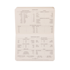 Bonherre mağazasından Designworks Ink marka, yeşil renkli Standard Issue cep defteri.