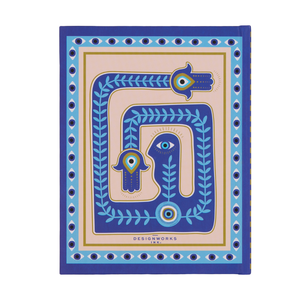 Bonherre mağazasından Designworks Ink marka, A Dopo göz desenli defter.