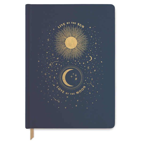 Bonherre mağazasından Designworks Ink marka, Live By The Sun temalı jumbo boy defter.