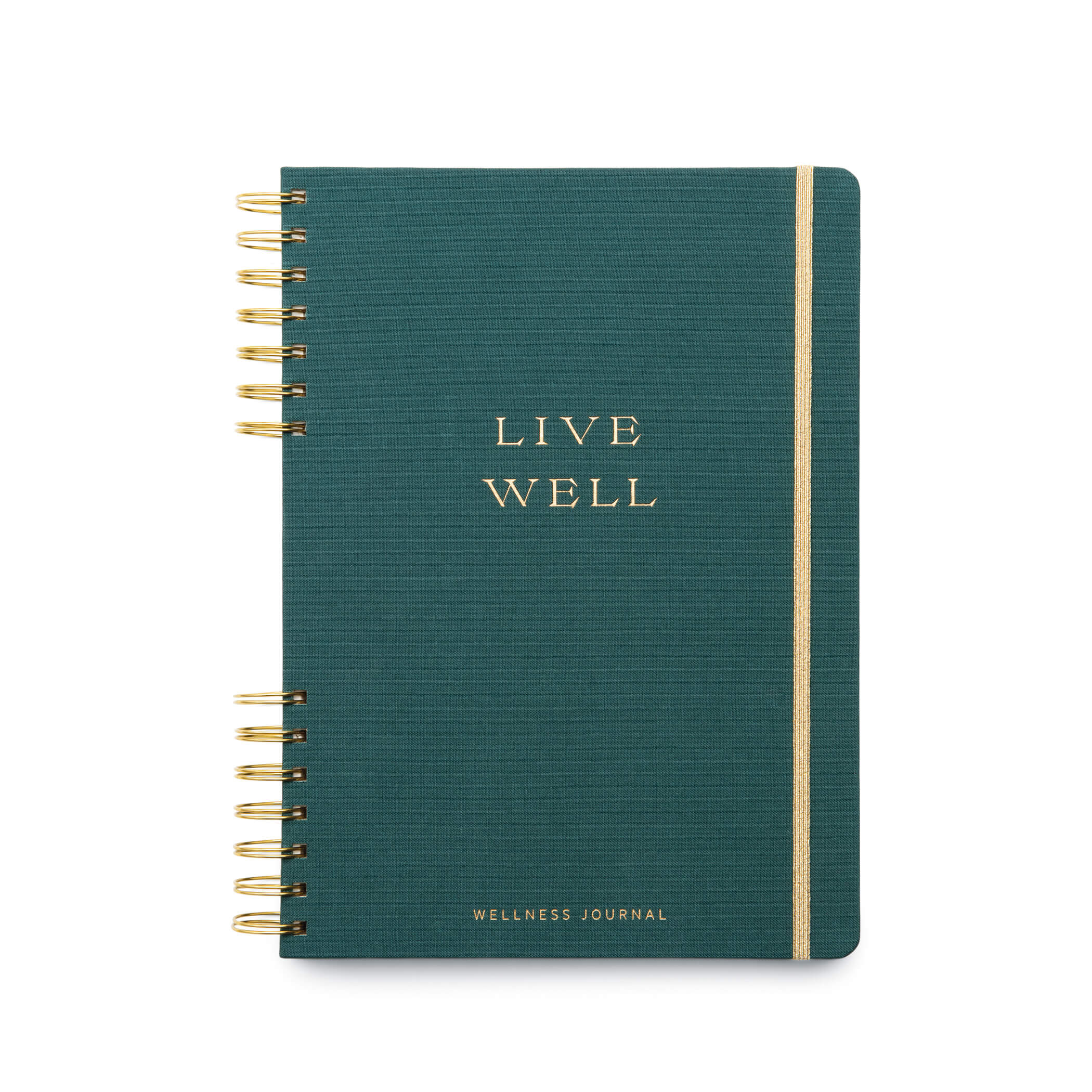 Bonherre mağazasından Designworks Ink marka, Live Well temalı, ayraçlı jumbo boy spiral defter.