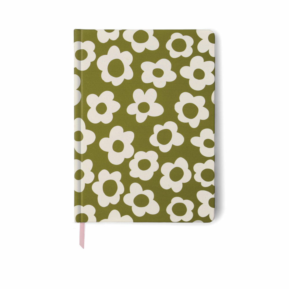 Bonherre mağazasından Designworks Ink marka, çiçek desenli jumbo boy yumuşak kapak defter.