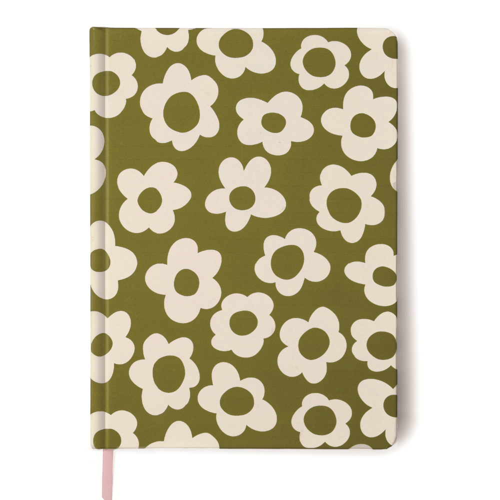 Bonherre mağazasından Designworks Ink marka, çiçek desenli jumbo boy yumuşak kapak defter.