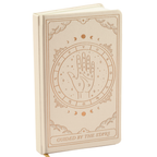 Bonherre mağazasından Designworks Ink marka, zodyak desenli kırık beyaz sert kapak defter.