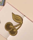 Bonherre mağazasından Designworks Ink marka, kiraz temalı metal kitap ayracı.