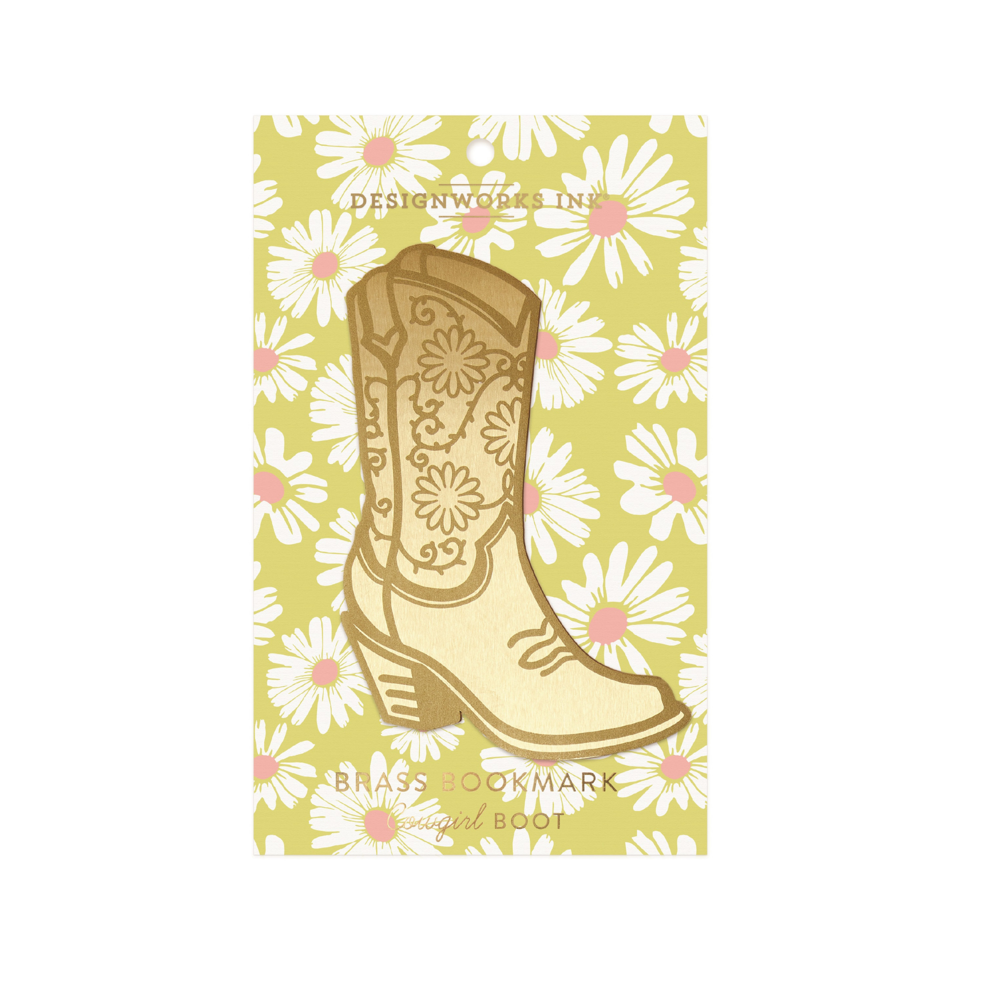 Bonherre mağazasından Designworks Ink marka, kovboy çizmesi temalı metal kitap ayracı.