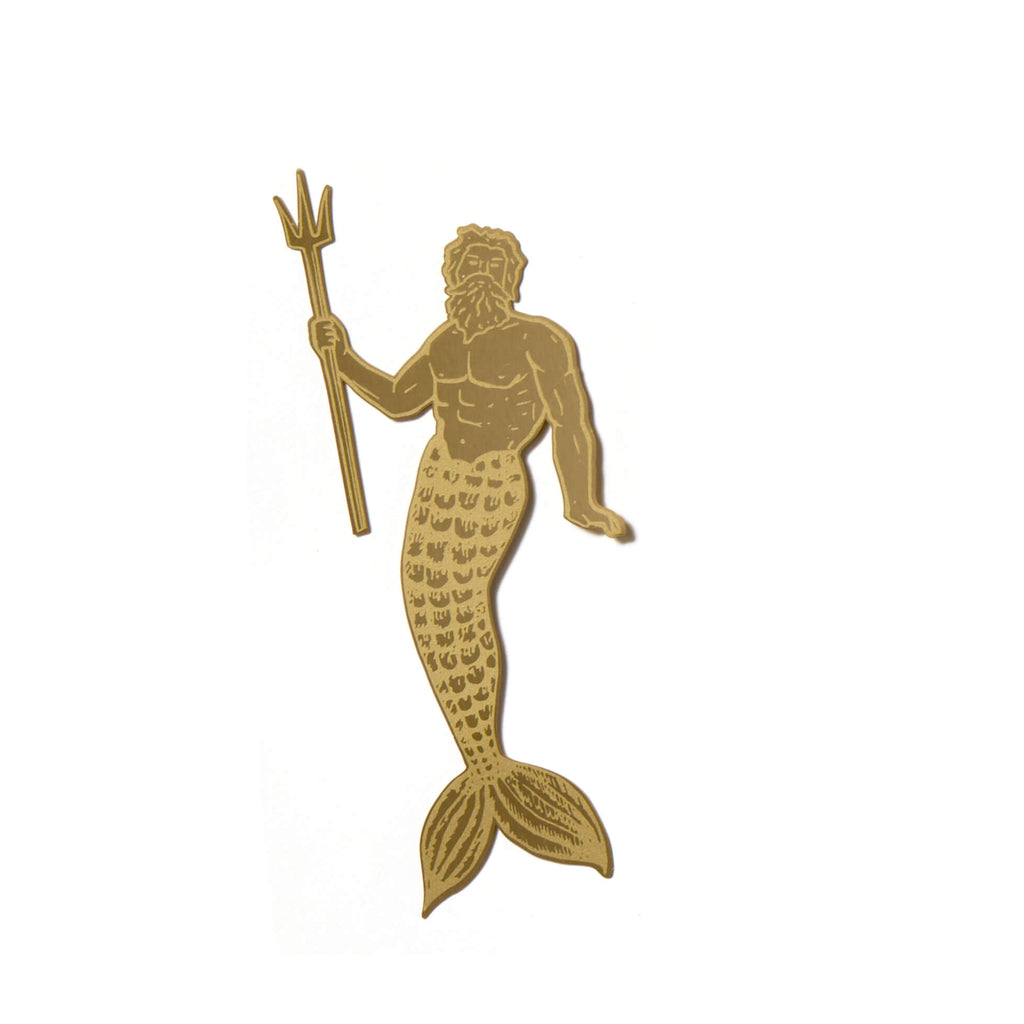 Bonherre mağazasından Designworks Ink marka, Poseidon temalı metal kitap ayracı.