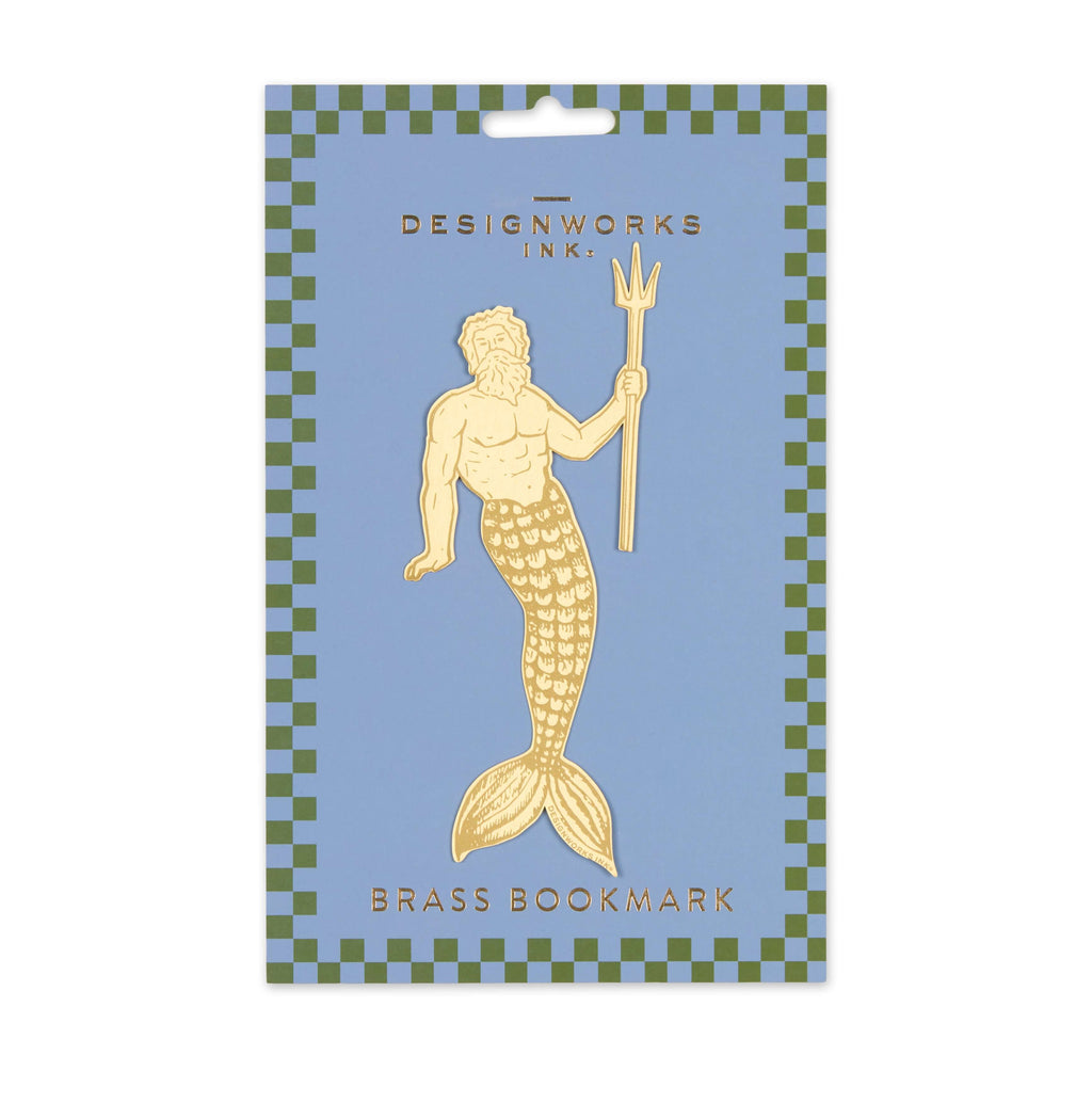 Bonherre mağazasından Designworks Ink marka, Poseidon temalı metal kitap ayracı.
