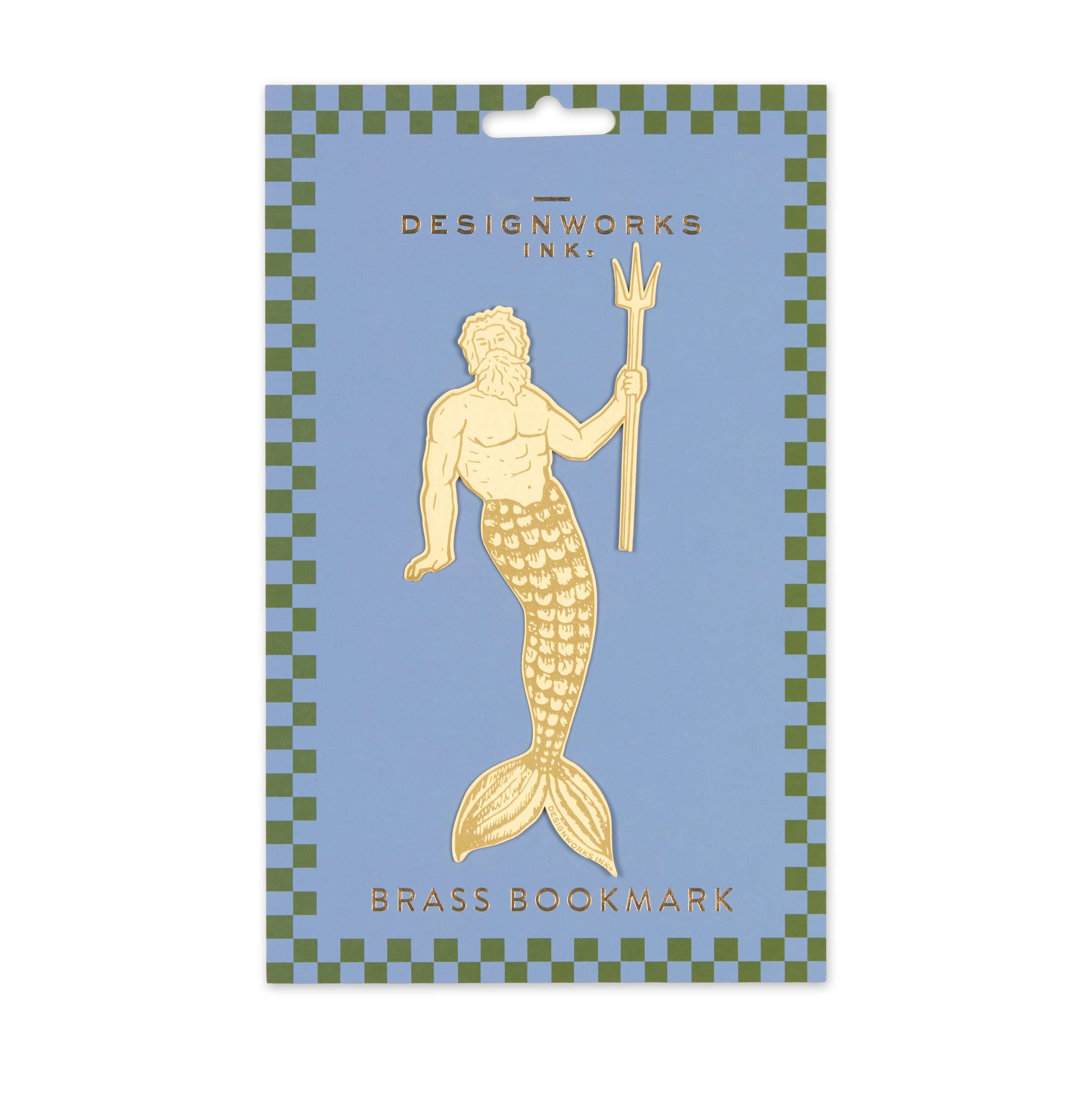 Bonherre mağazasından Designworks Ink marka, Poseidon temalı metal kitap ayracı.