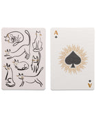 Bonherre mağazasından Designworks Ink marka, kediler temalı oyun kartı.