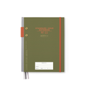 Bonherre mağazasından Designworks Ink marka, ordu yeşili ve biber kırmızısı renklerinde Standard Issue planlayıcı defter.