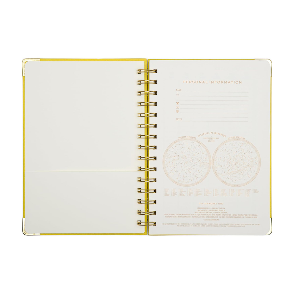Bonherre mağazasından Designworks Ink marka, My Time serisi tarihsiz 13 aylık planlayıcı.