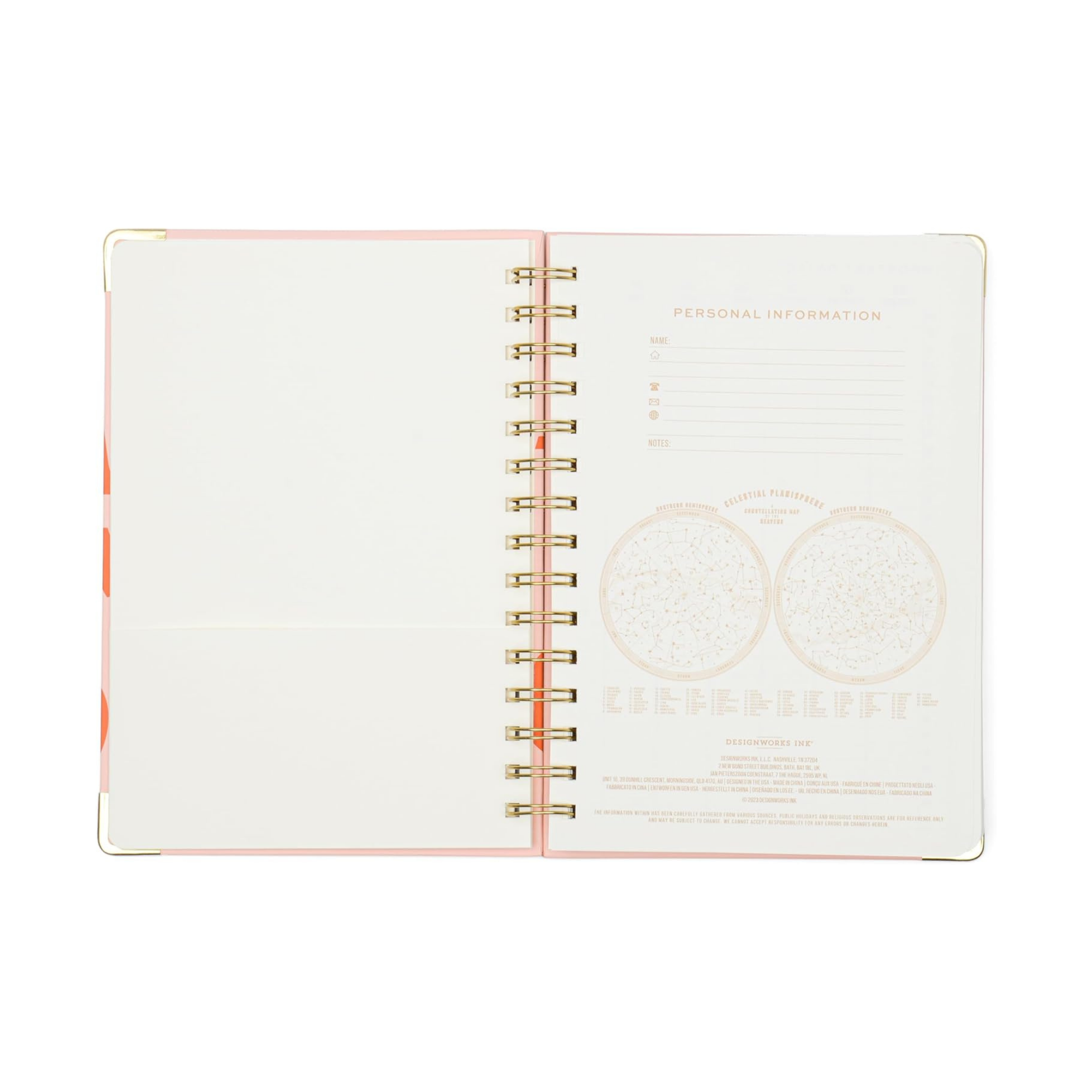 Bonherre mağazasından Designworks Ink marka, Plans serisi tarihsiz 13 aylık planlayıcı.