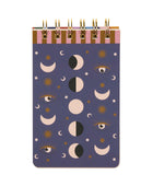 Bonherre mağazasından Designworks Ink marka, A Dopo ay evreleri desenli spiral not defteri.