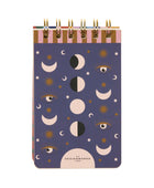 Bonherre mağazasından Designworks Ink marka, A Dopo ay evreleri desenli spiral not defteri.