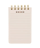 Bonherre mağazasından Designworks Ink marka, A Dopo ay evreleri desenli spiral not defteri.