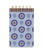 Bonherre mağazasından Designworks Ink marka, A Dopo göz desenli spiral not defteri.