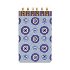 Bonherre mağazasından Designworks Ink marka, A Dopo göz desenli spiral not defteri.