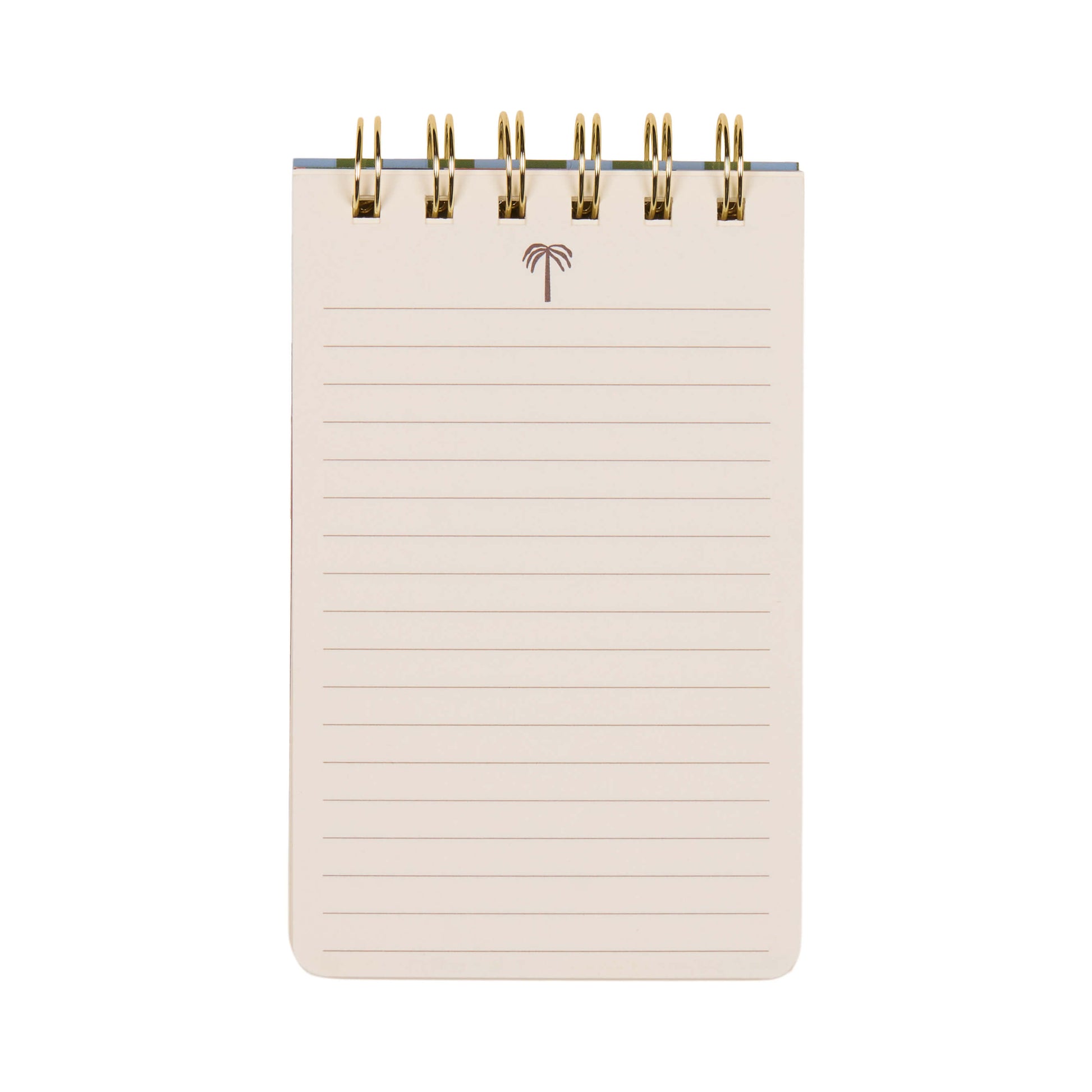 Bonherre mağazasından Designworks Ink marka, A Dopo palmiye desenli spiral not defteri.