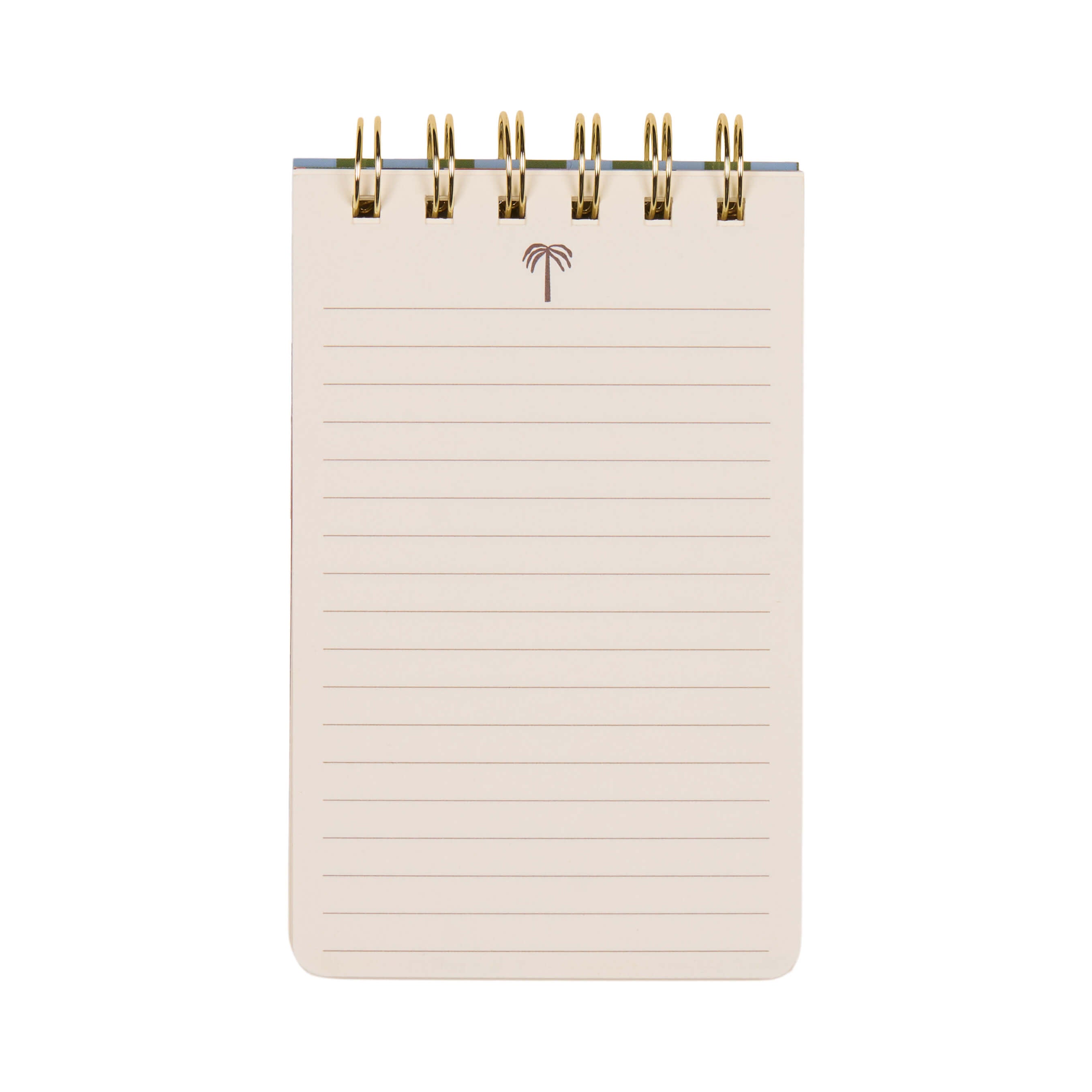 Bonherre mağazasından Designworks Ink marka, A Dopo palmiye desenli spiral not defteri.