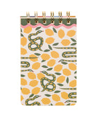 Bonherre mağazasından Designworks Ink marka, A Dopo yılan desenli spiral not defteri.