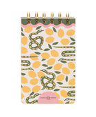 Bonherre mağazasından Designworks Ink marka, A Dopo yılan desenli spiral not defteri.