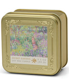 Bonherre mağazasından Empresyonistler serisi Monet Giverny Bahçesi temalı 99 gr metal teneke mum.