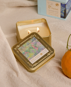 Bonherre mağazasından Empresyonistler serisi Monet Giverny Bahçesi temalı 99 gr metal teneke mum.