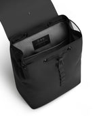 Bonherre mağazasından Gaston Luga marka, Dash Bucket serisi, siyah renkli, 13 inç laptop bölmeli sırt çantası.