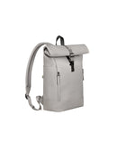 Bonherre mağazasından Gaston Luga marka, Rullen serisi, gri renkli, 13 inç laptop bölmeli sırt çantası.