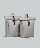 Bonherre mağazasından Gaston Luga marka, Rullen serisi, gri renkli, 13 inç laptop bölmeli sırt çantası.